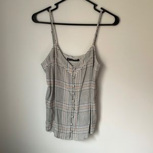 Abercrombie & Fitch plaid camisole